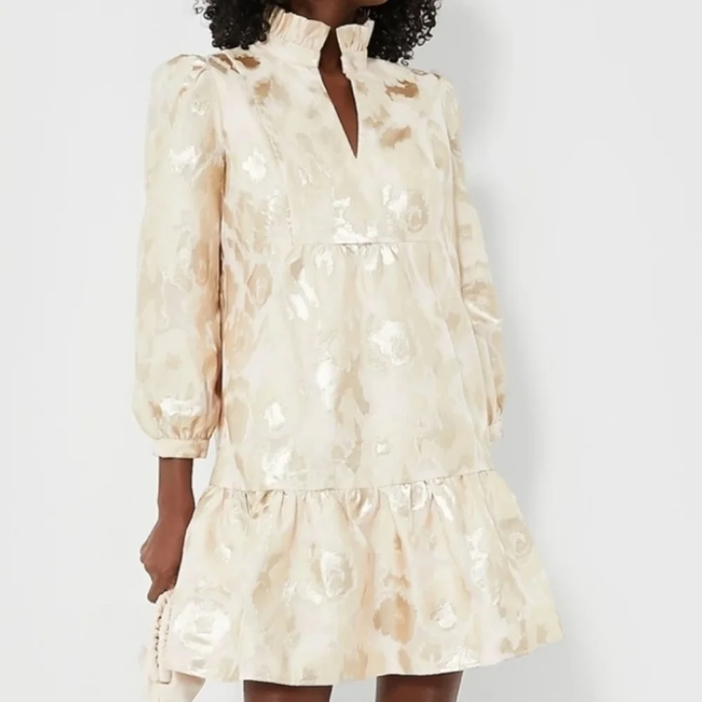 Tuckernuck Tan/Cream Coupe Palmerston Mini Dress Numerous Sizes - Picture 1 of 12